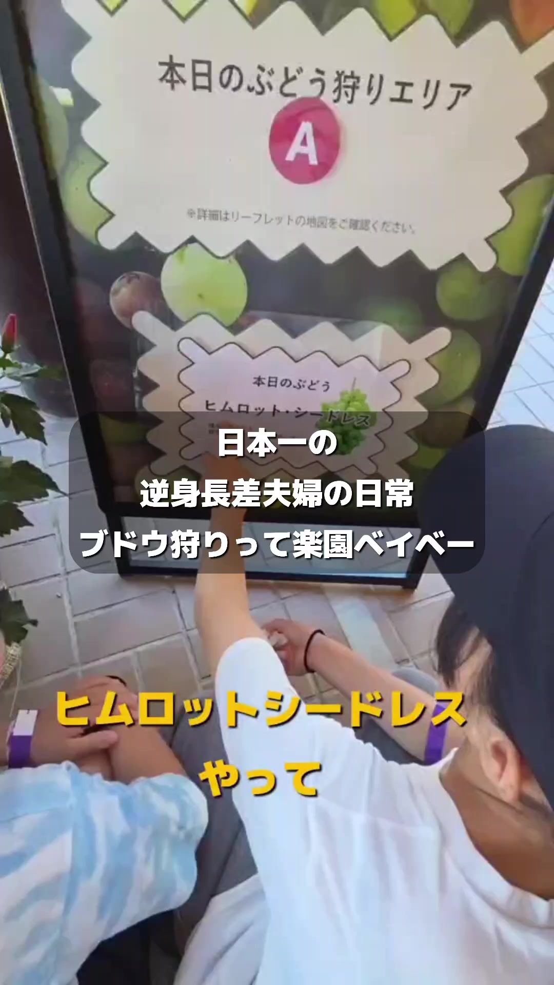 @バタージャム家族【日本一の逆身長差夫婦】