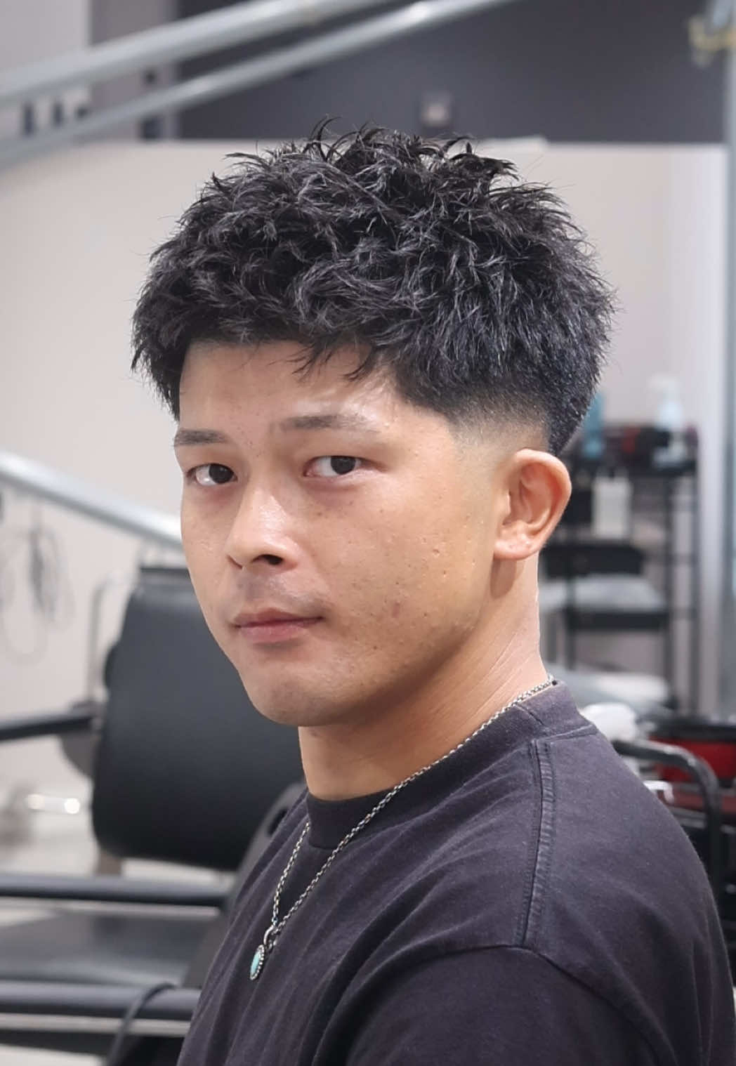 @向井誠也京都四条河原町メンズパーマツイスパ波巻きパーマ