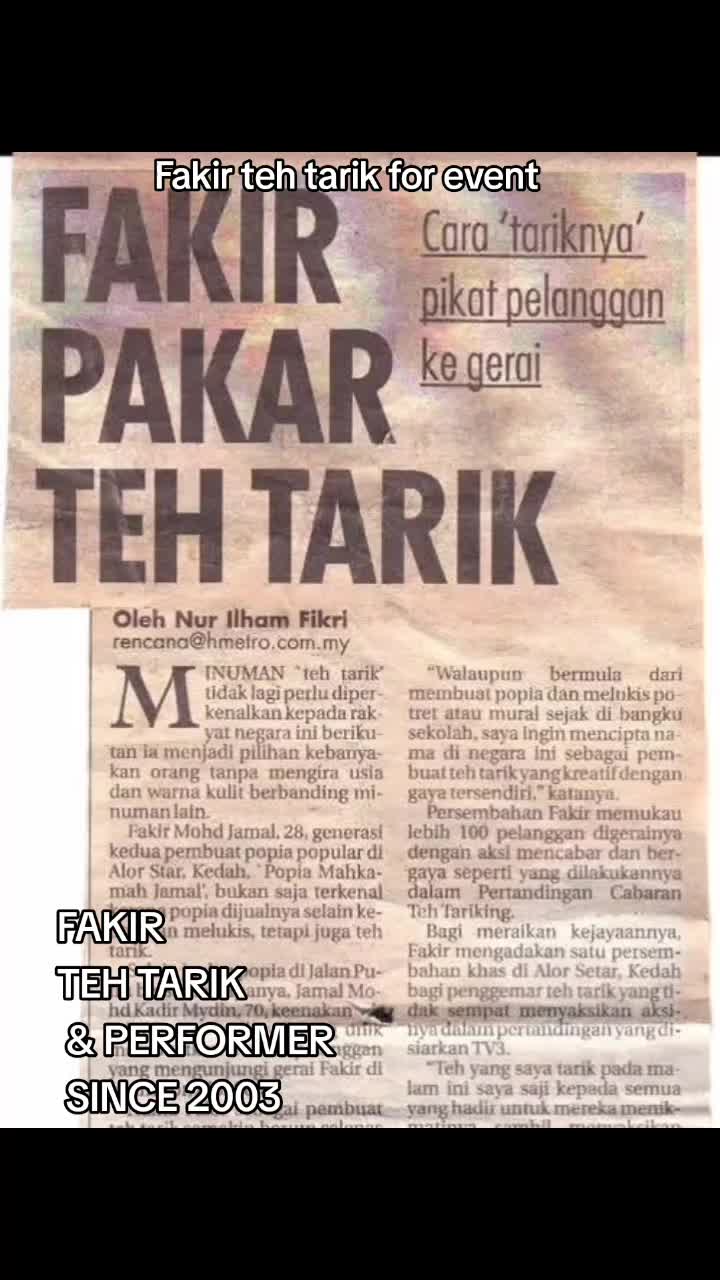 @FAKIR TEH TARIK JUARA MALAYSIA