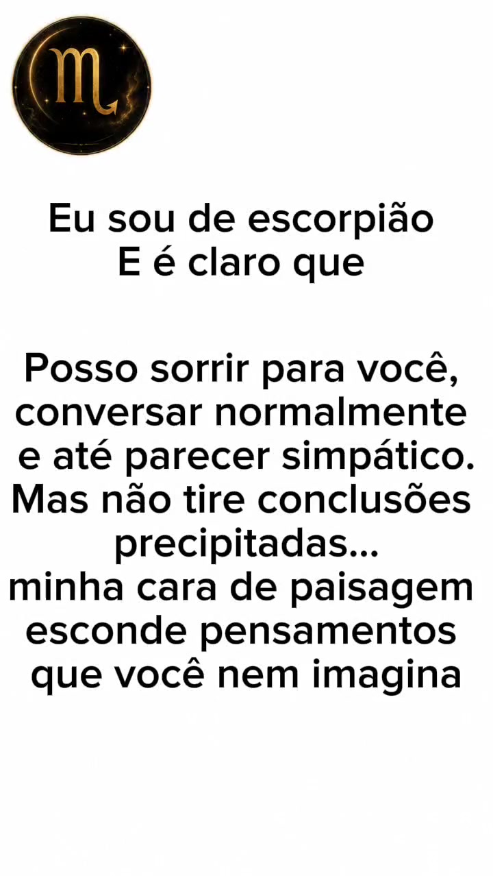 @O signo de ESCORPIÃO