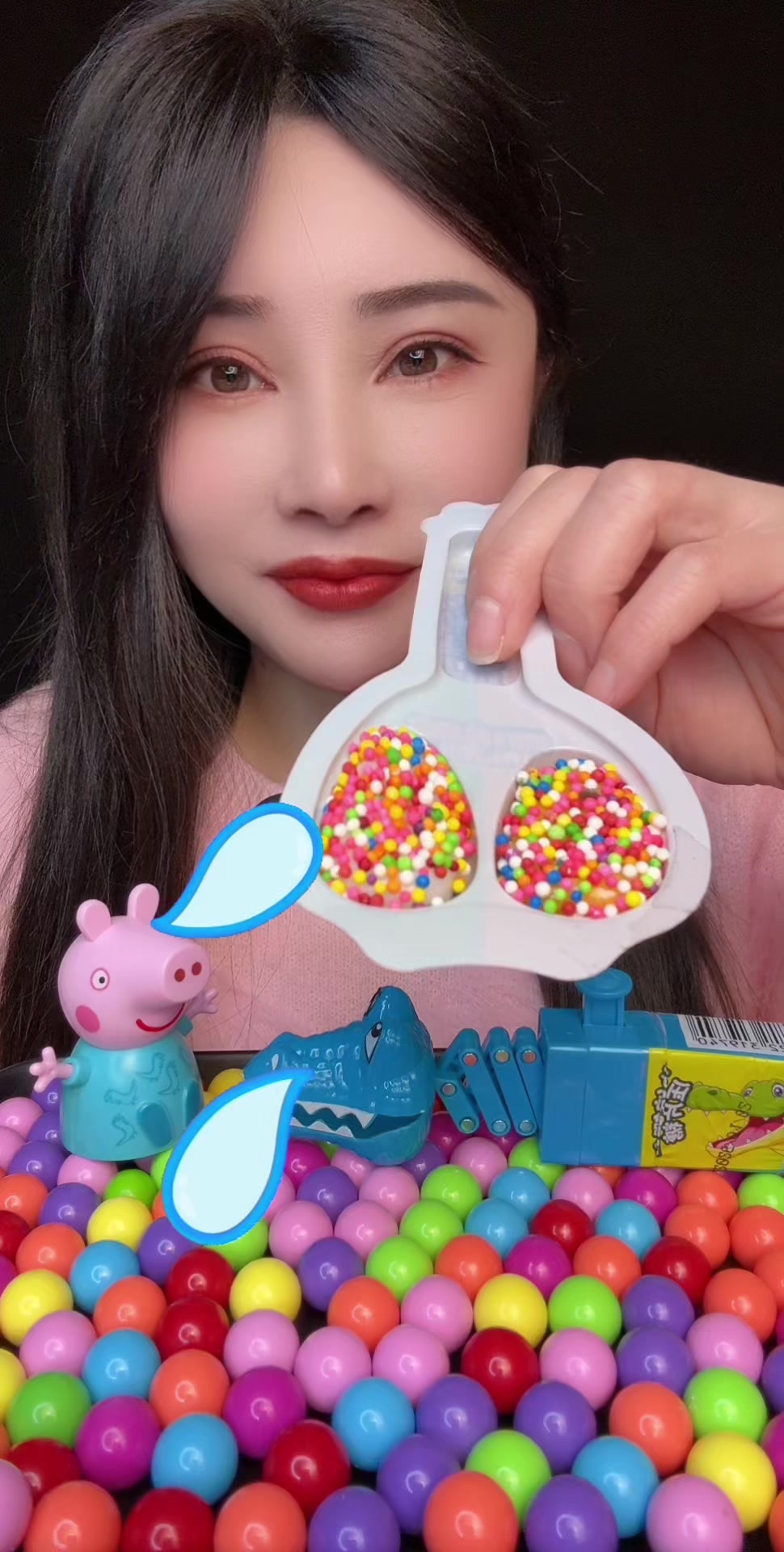 @Linlin loves to eat and drink.