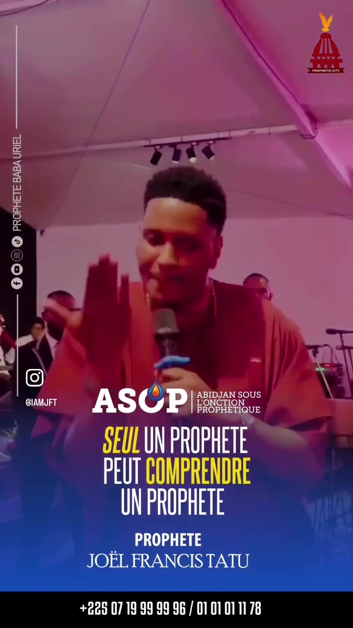 @Proph&egrave;te Jo&euml;l Francis Tatu
