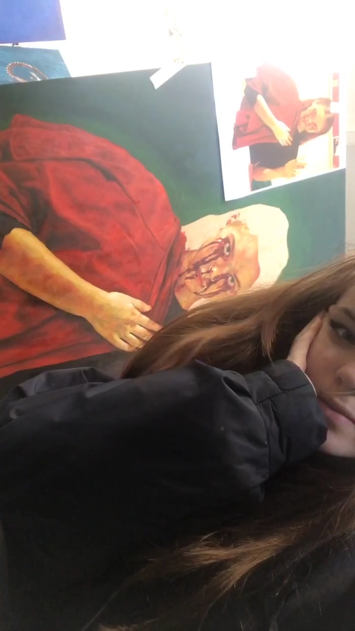 @casey doing art