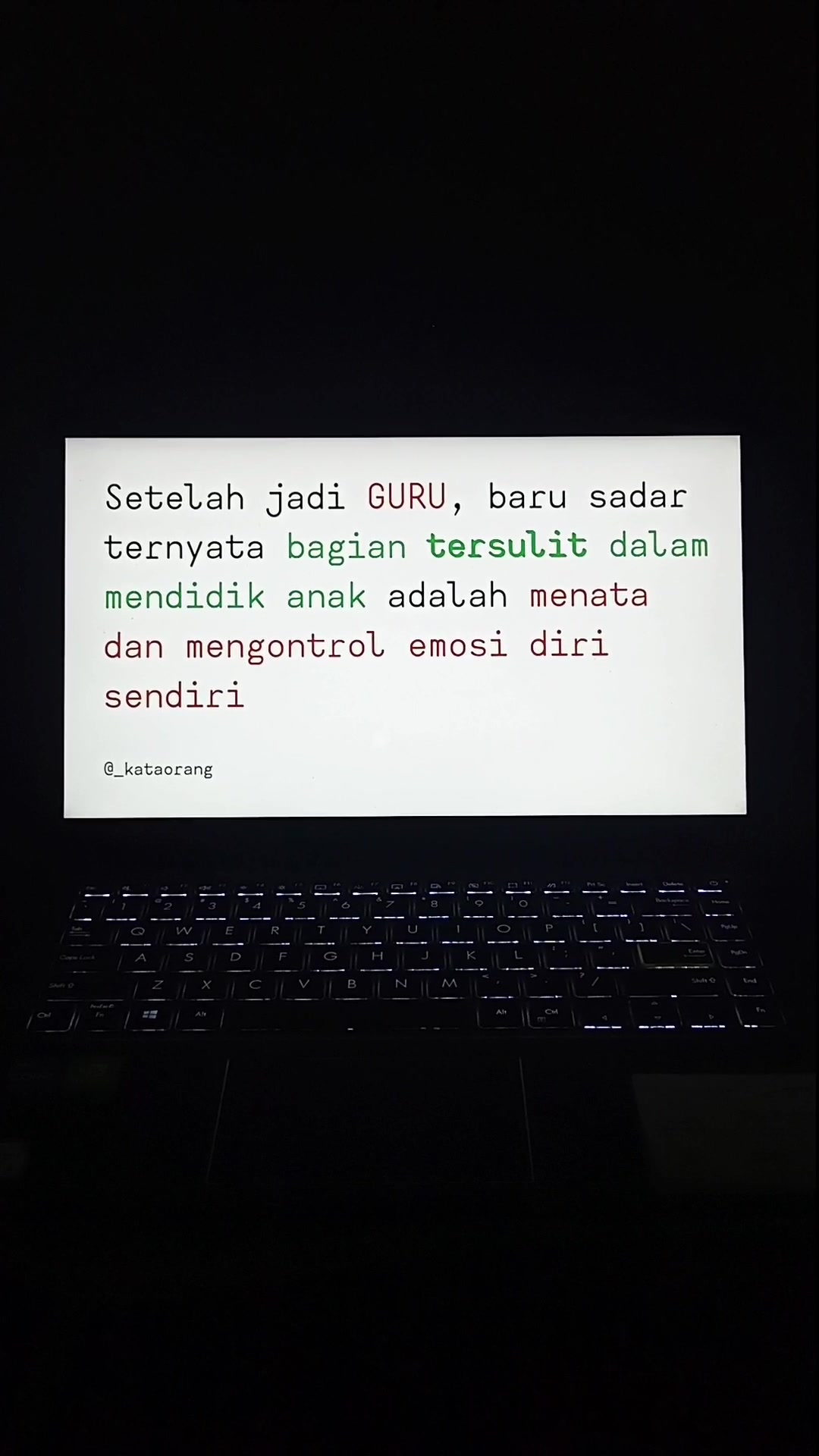 @Kata Orang