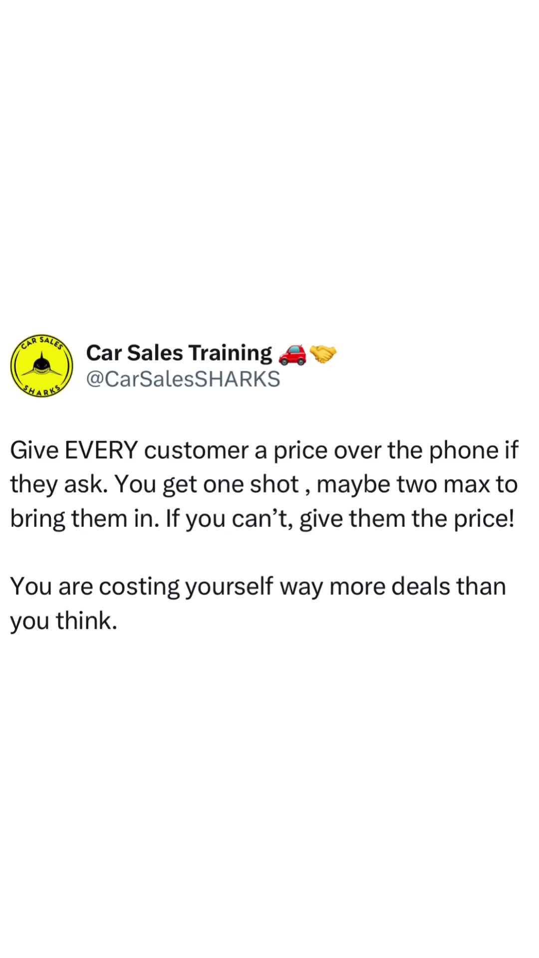 @Car Sales Sharks