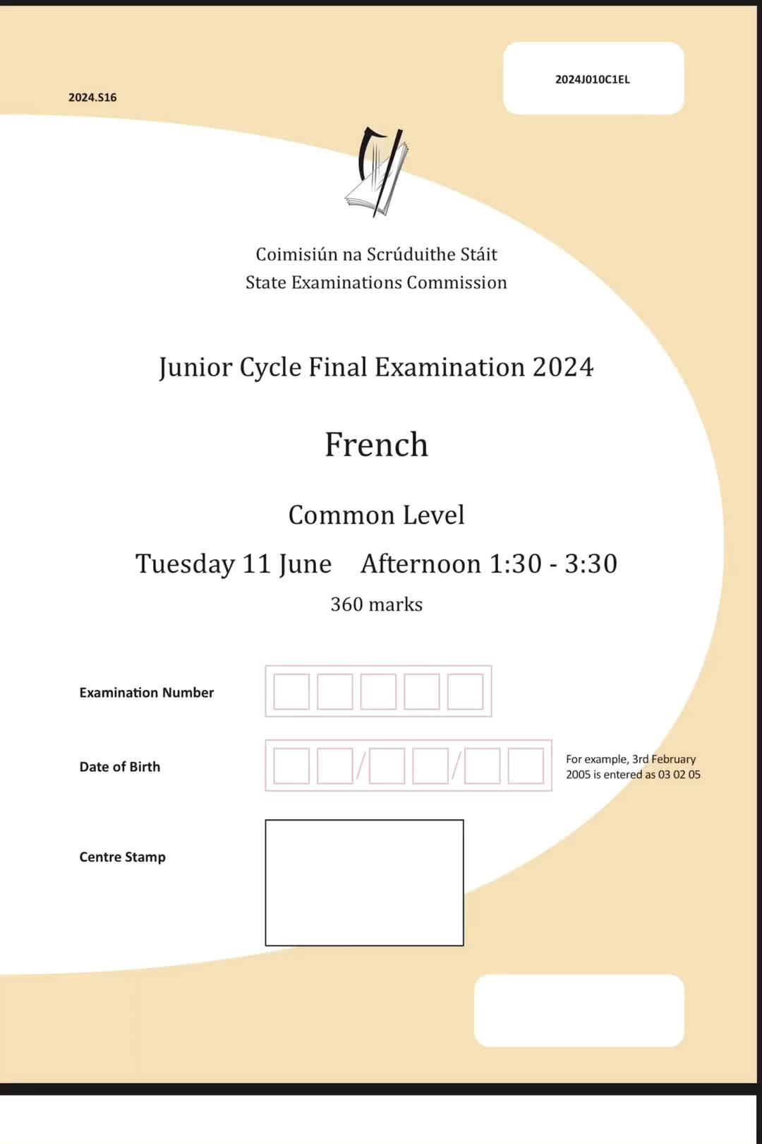 @Junior Cert 2025