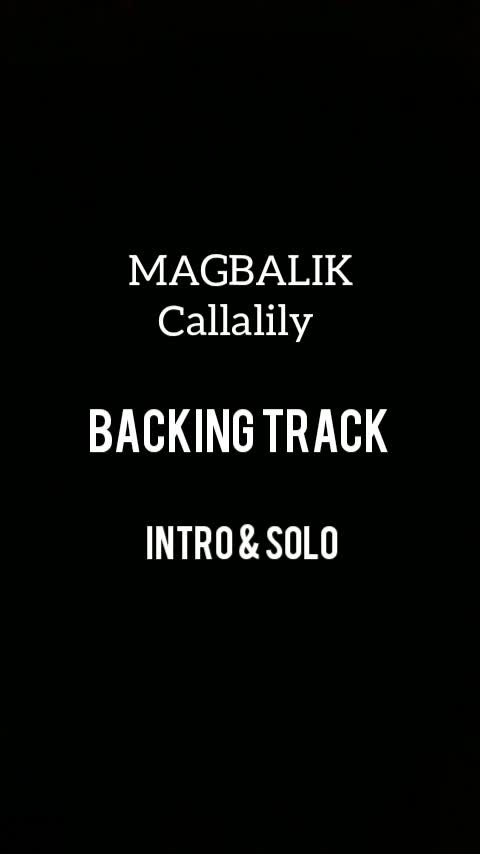 @Vidguitar Backingtrack