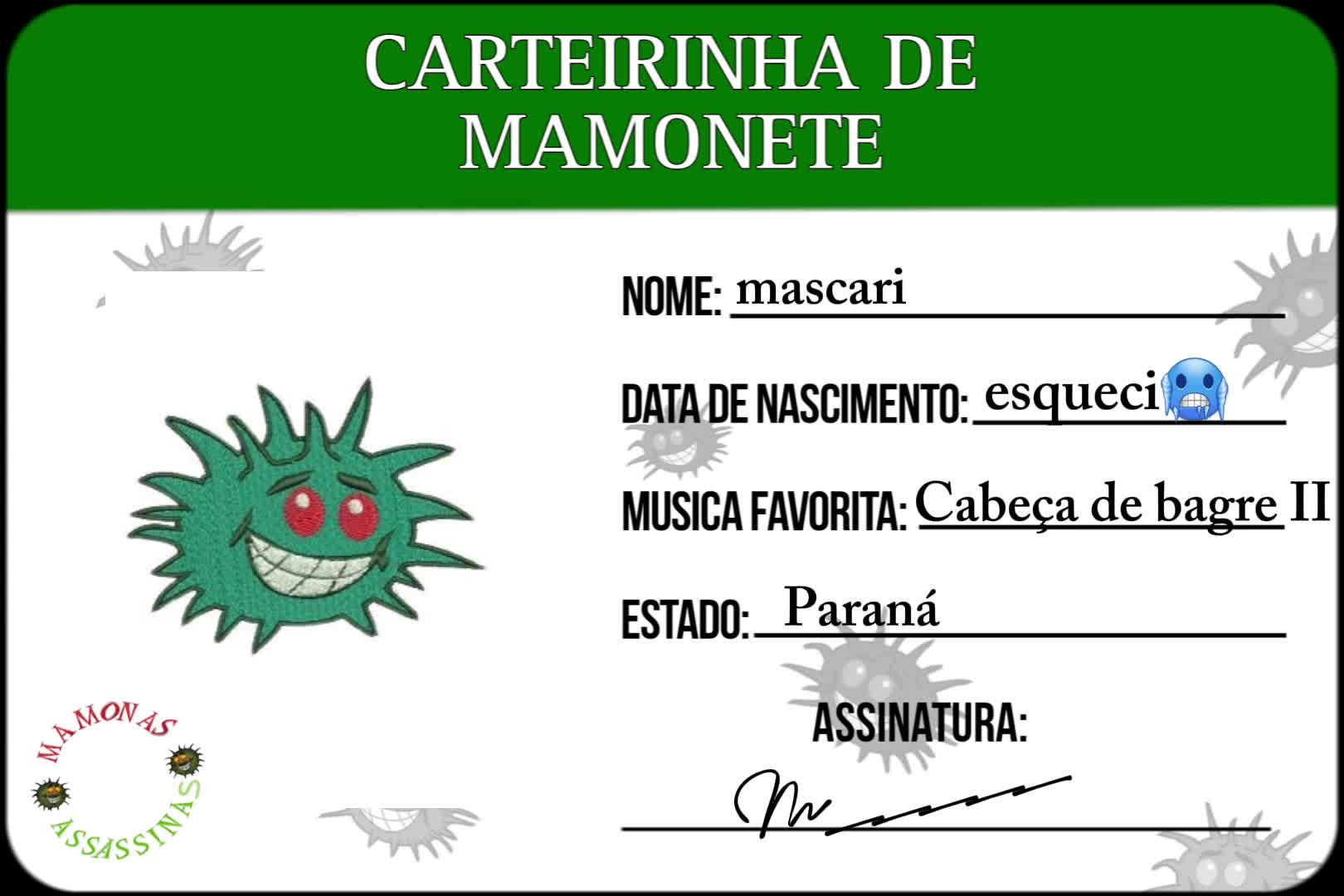 @Mamoninhas🦠 | Ganguette 💀🎀