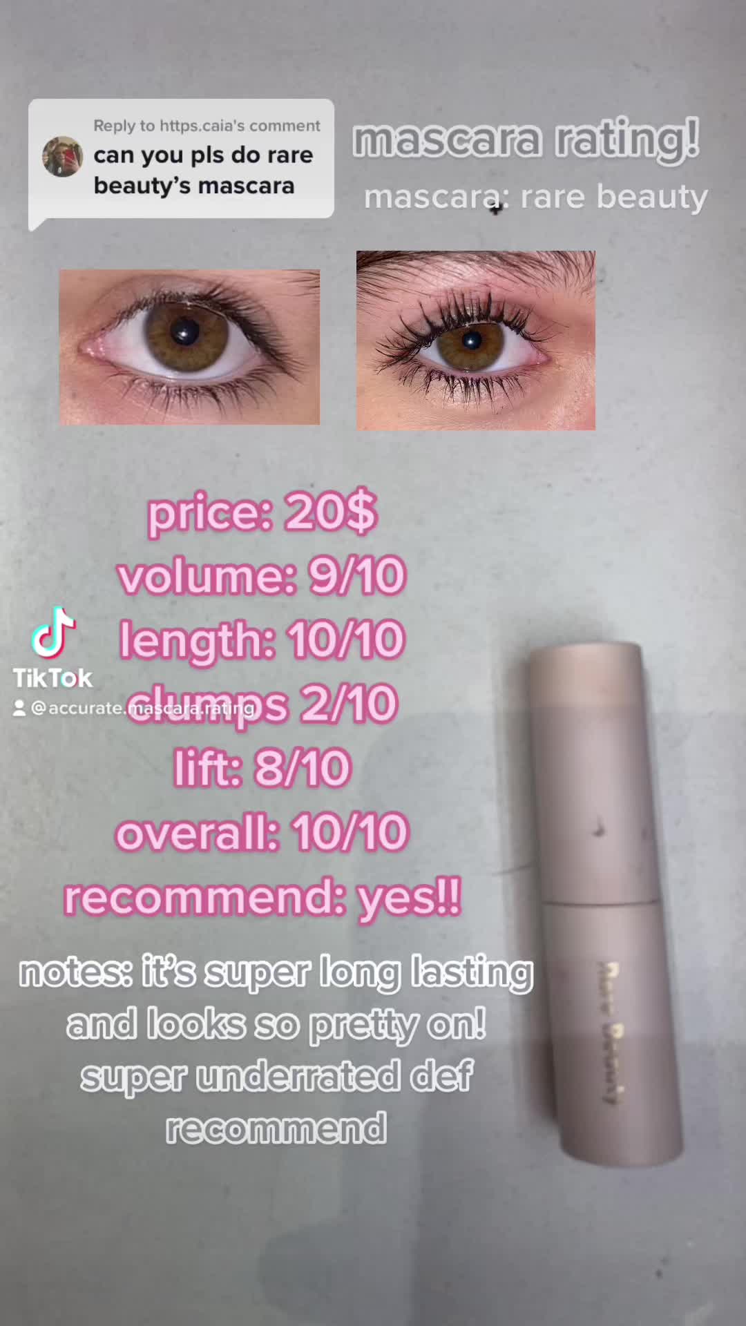 @mascara rating!!