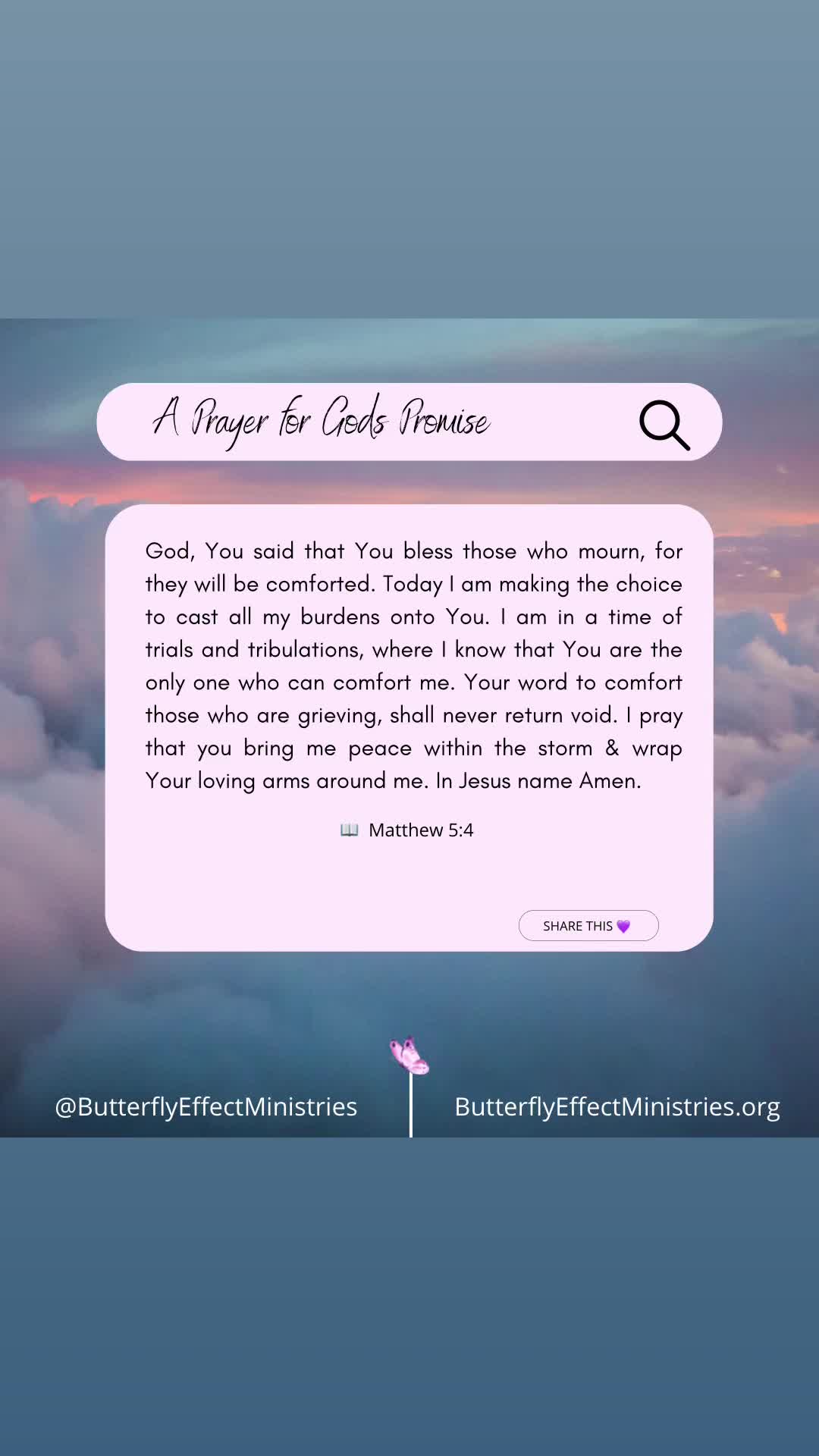 @Butterfly Effect Ministries