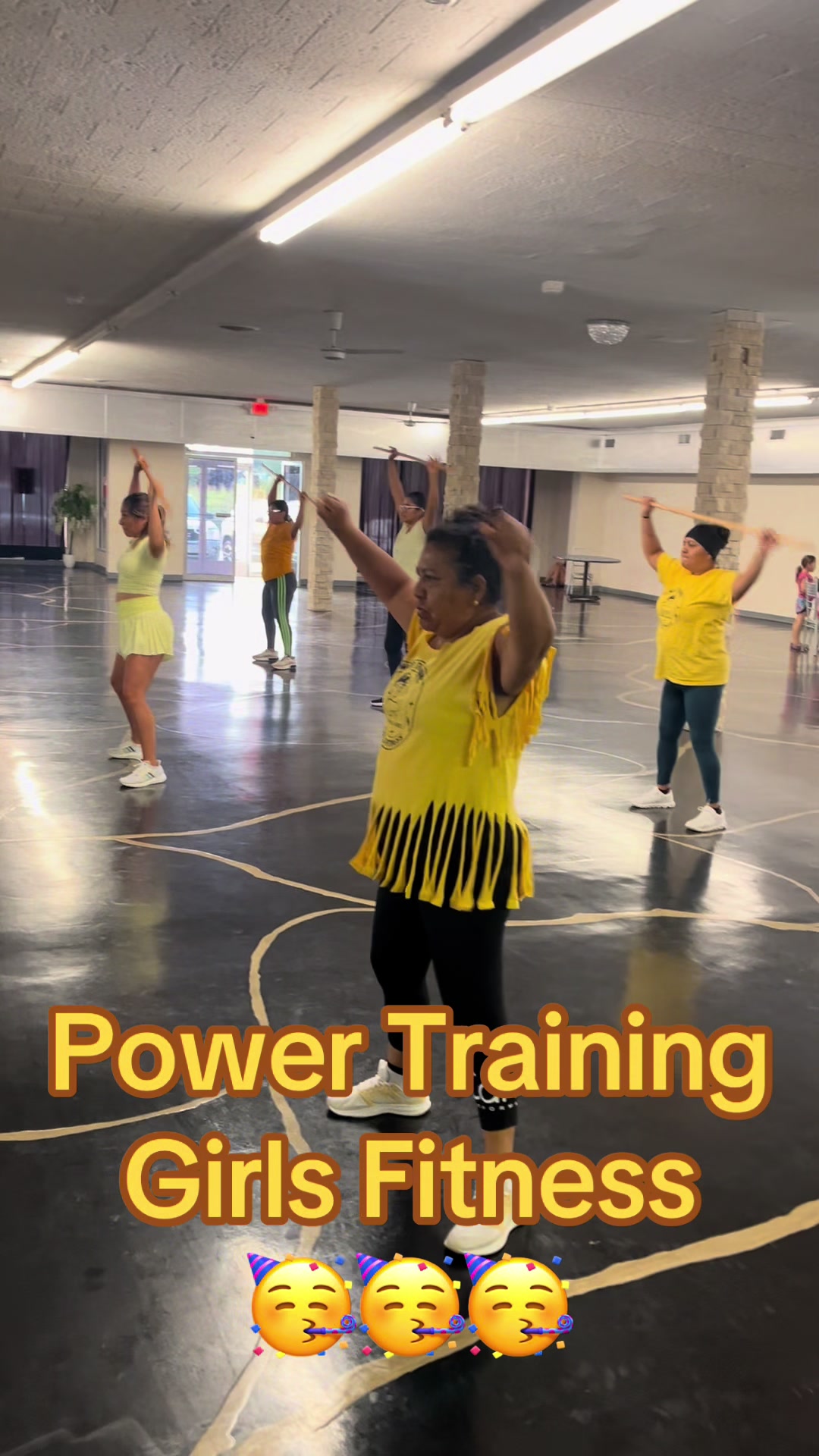 @Power training girls fitness.