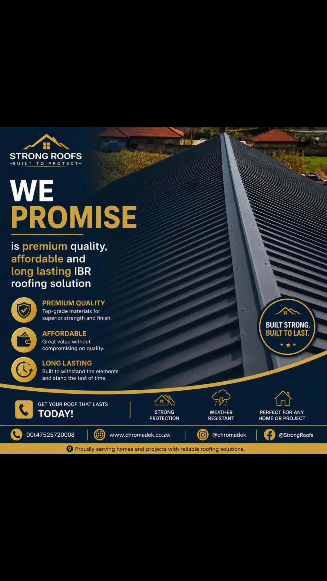 @chromadek IBR Roofing sheets