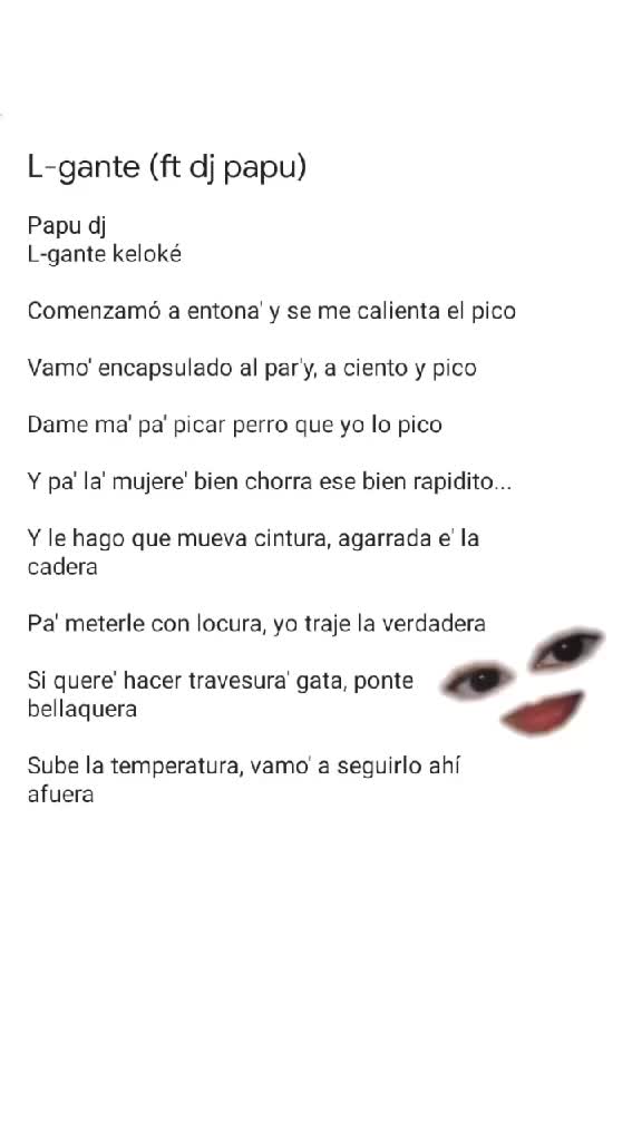 @letras de canciones