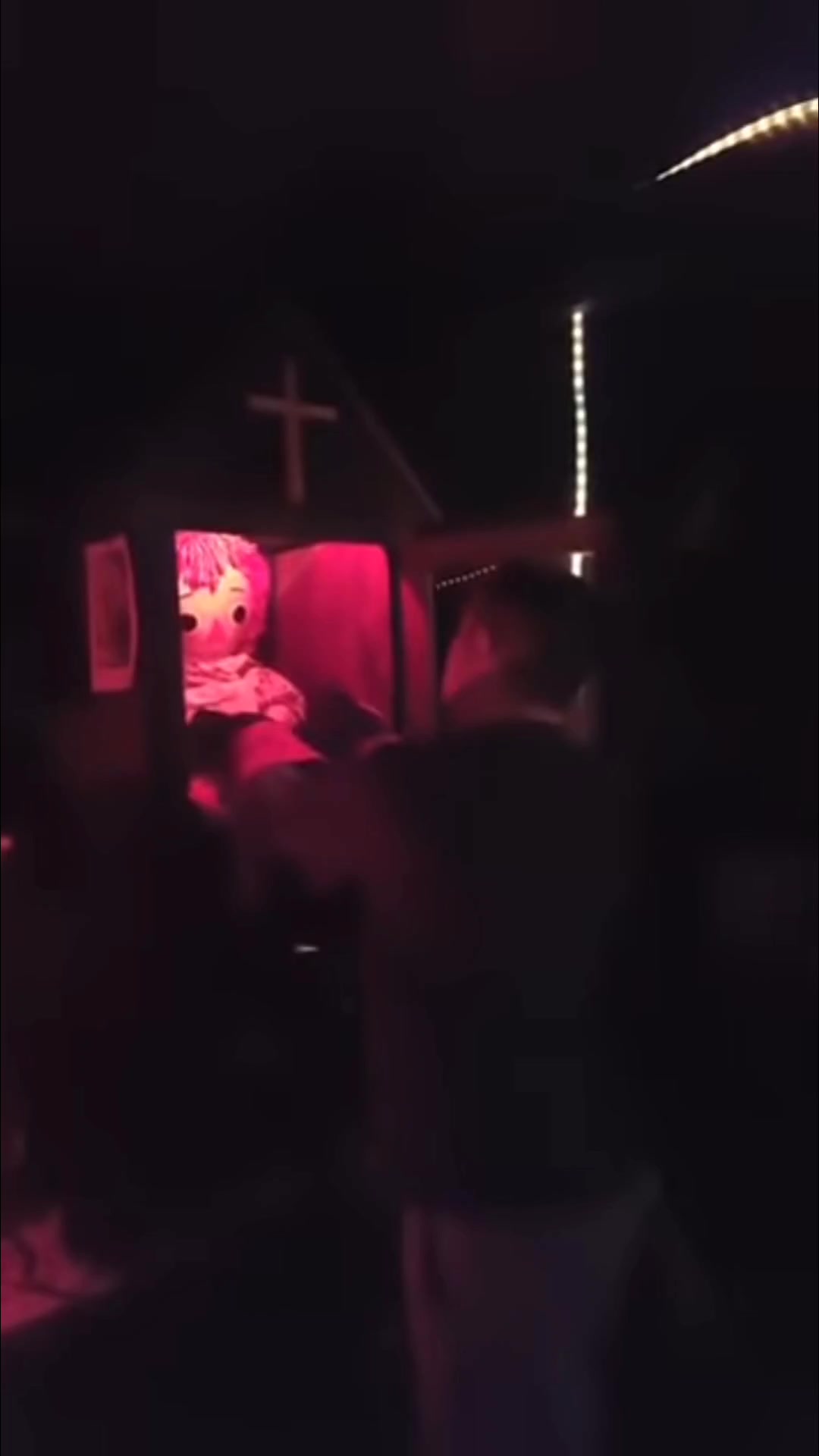 REAL Annabelle doll being moved out of | user (@user11662727_)