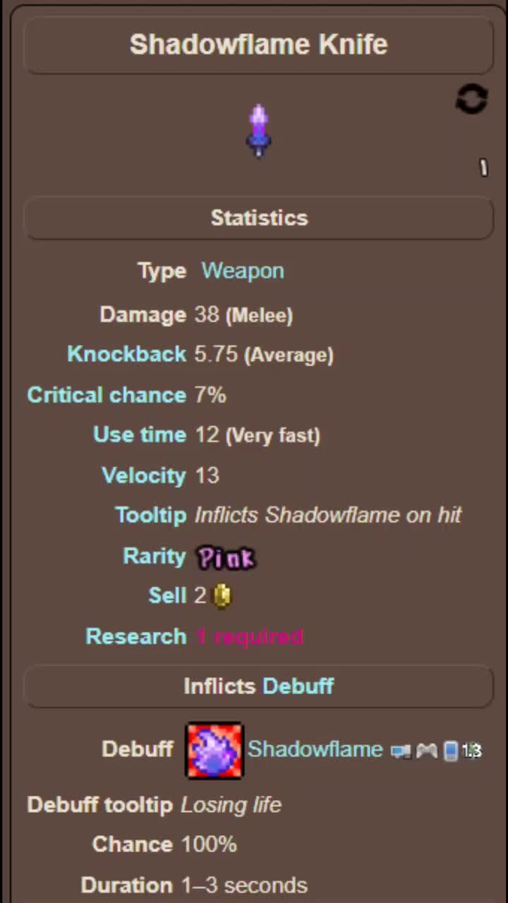 @Terraria Weapons Showcase
