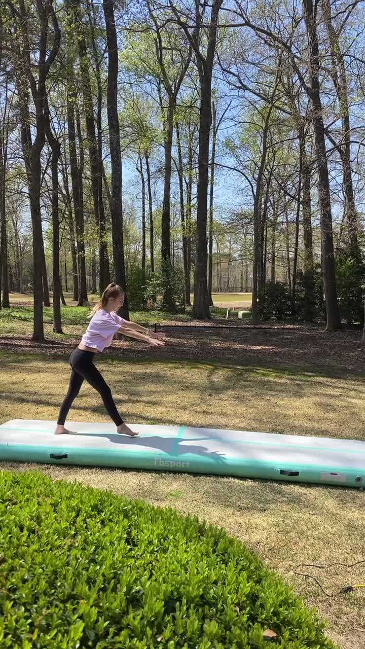 @Air track tumbling!