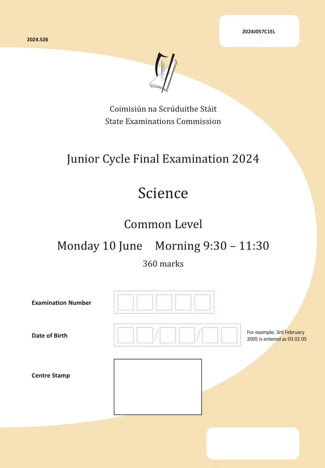 @Junior Cert 2025