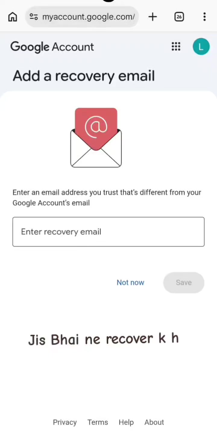 @account recovery