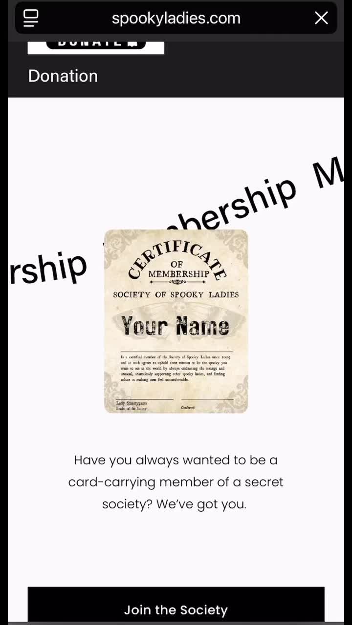 @society of Spooky Ladies