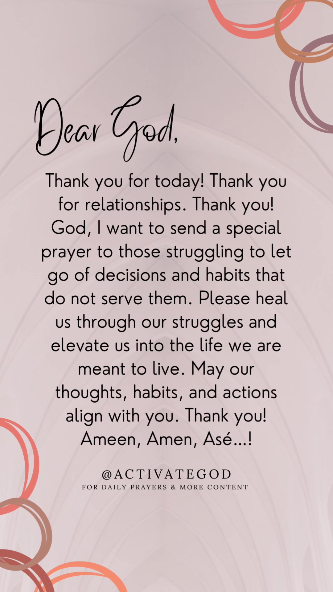 @Activate God