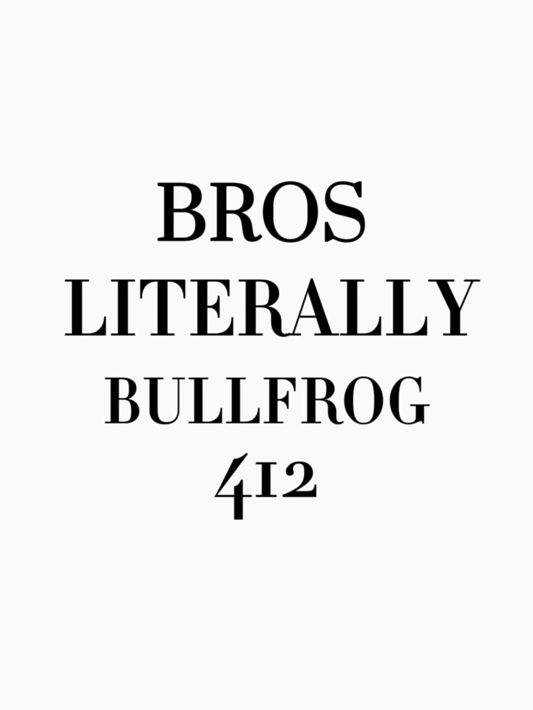 @Bullfrog412