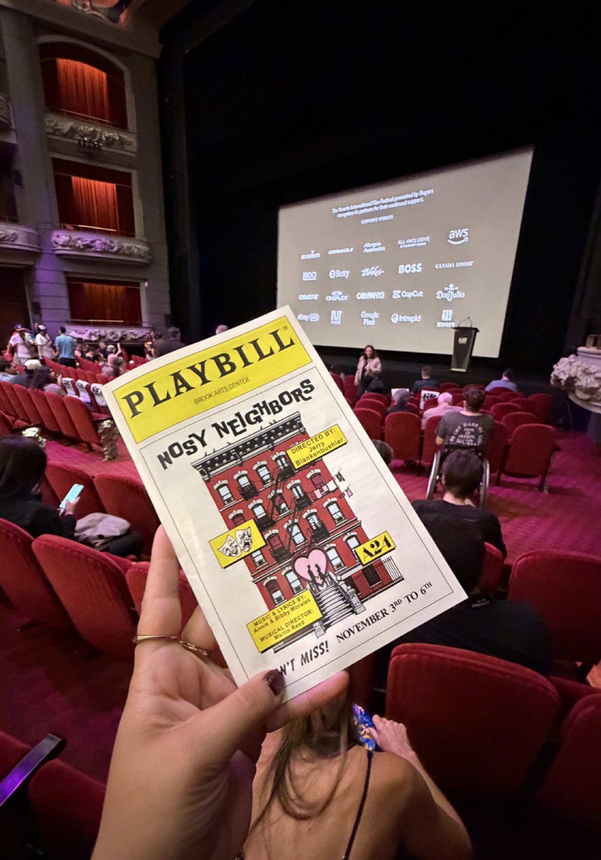 @ash sees all the theater