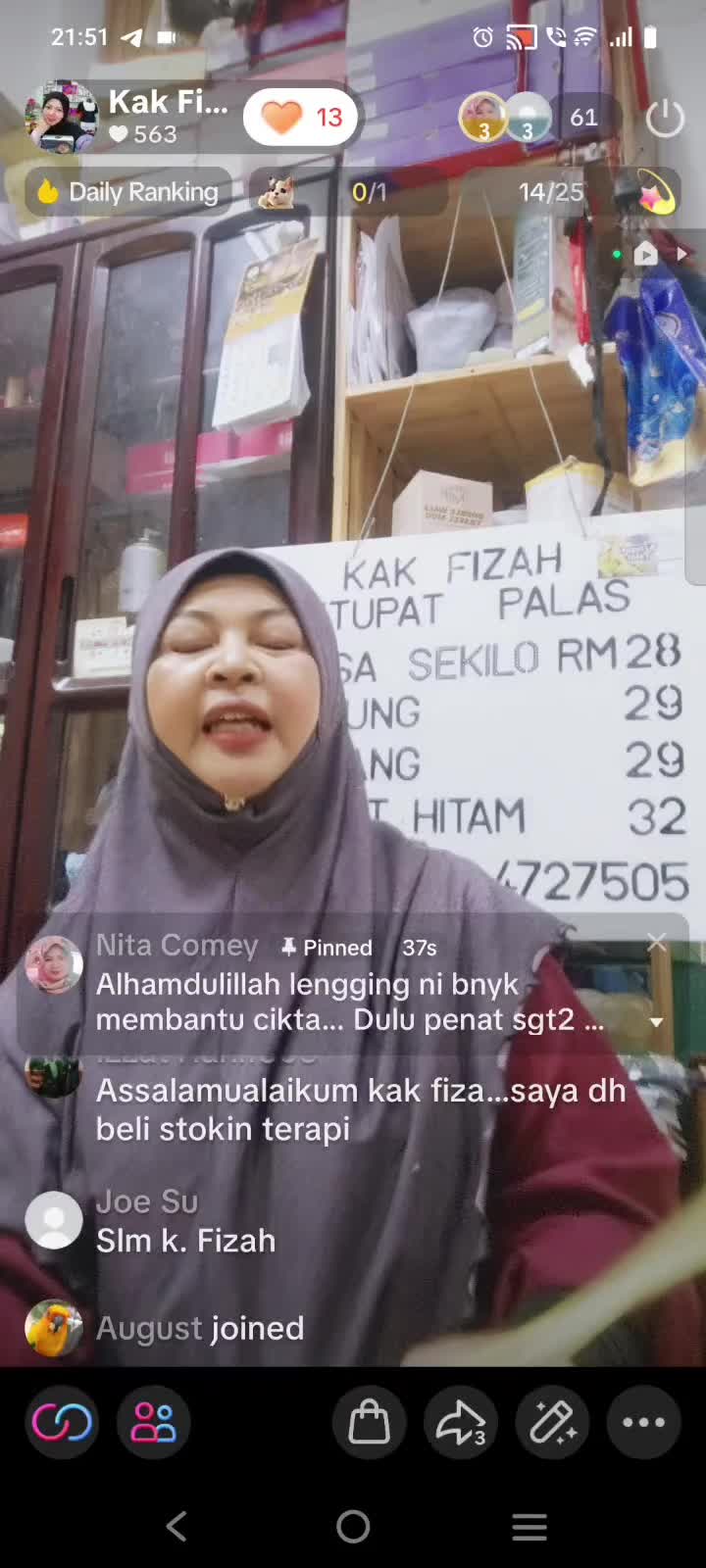 @Kak Fizah