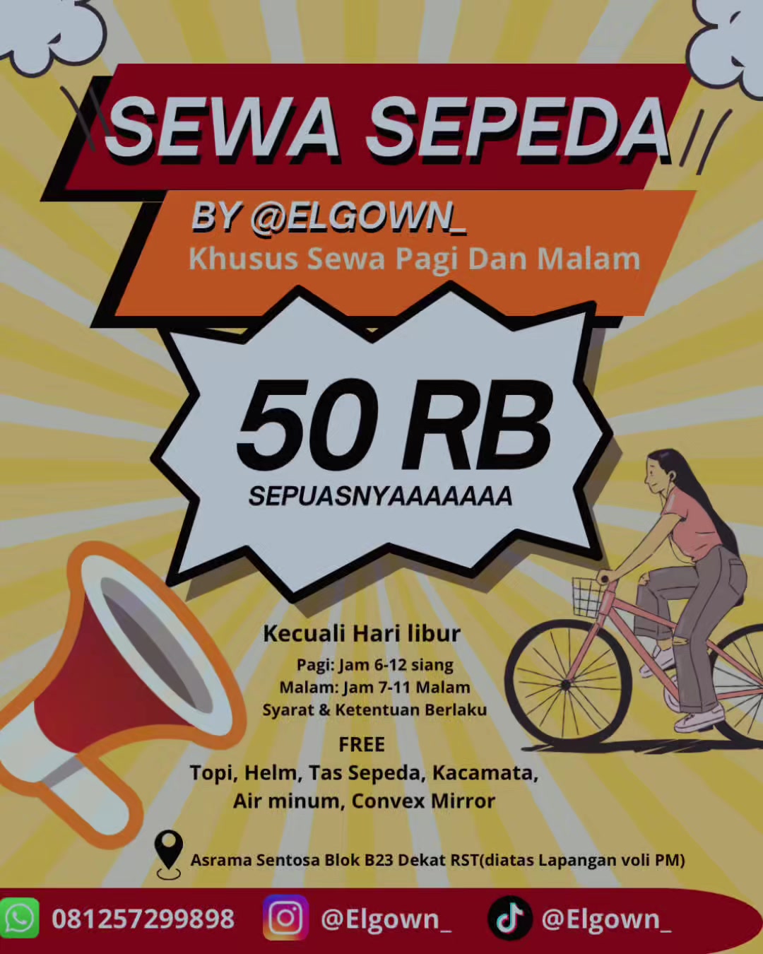 @Sewa sepeda balikpapan