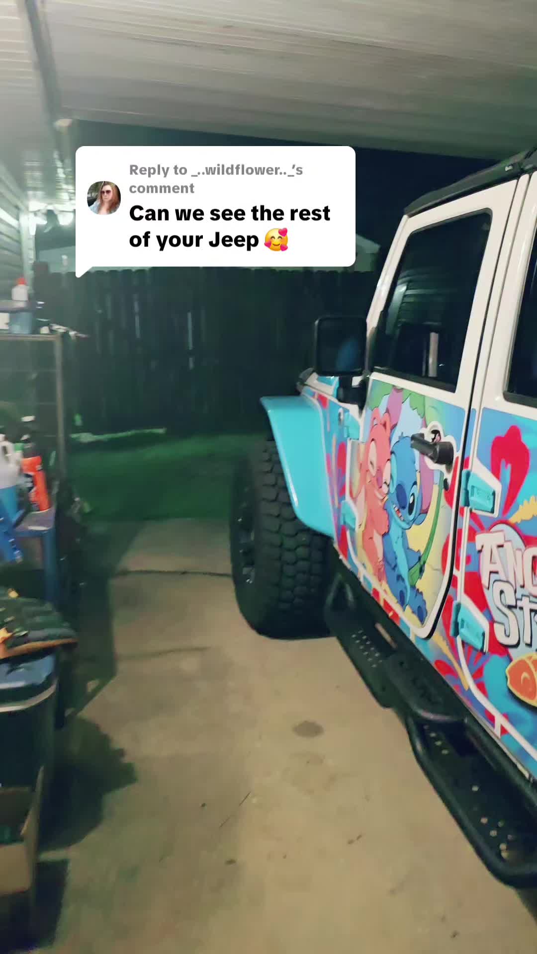 @Stitch and Angel Jeep