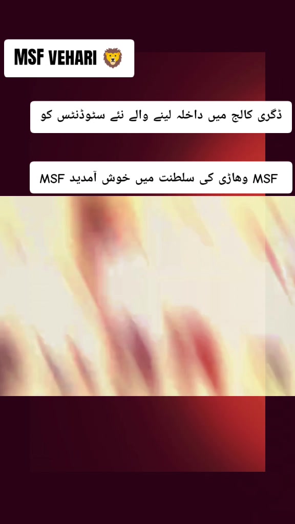 @🚩 MSF degree college vehari🚩