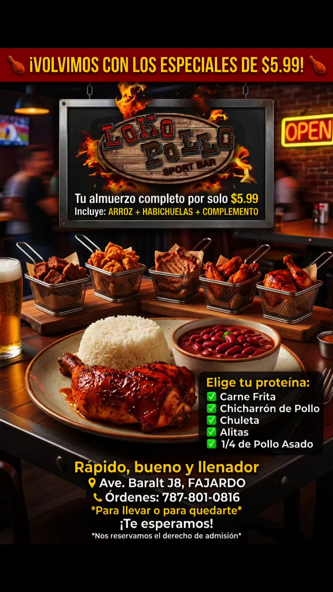 @LOKO POLLO SPORT BAR RESTAURAN