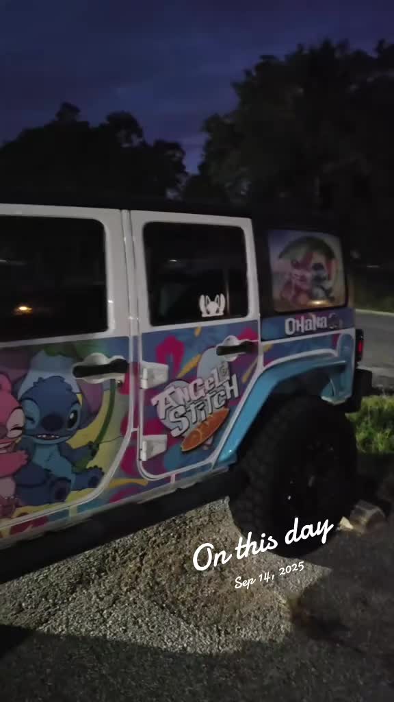 @Stitch and Angel Jeep