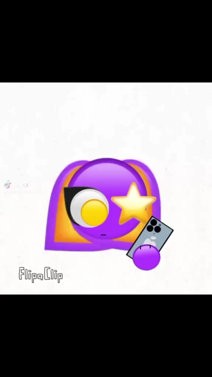 @Emoji cat purple orange