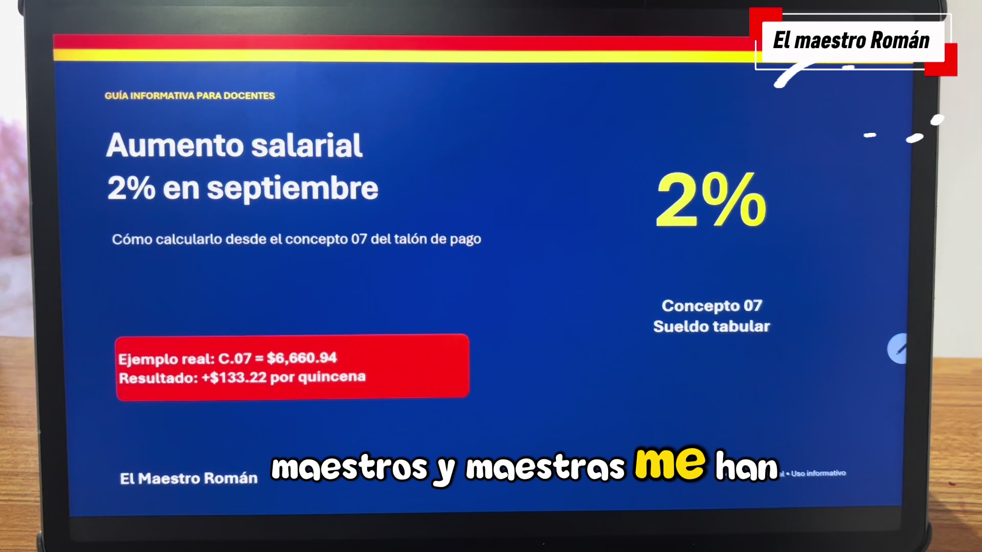 @El Maestro Rom&aacute;n 👨&zwj;🏫