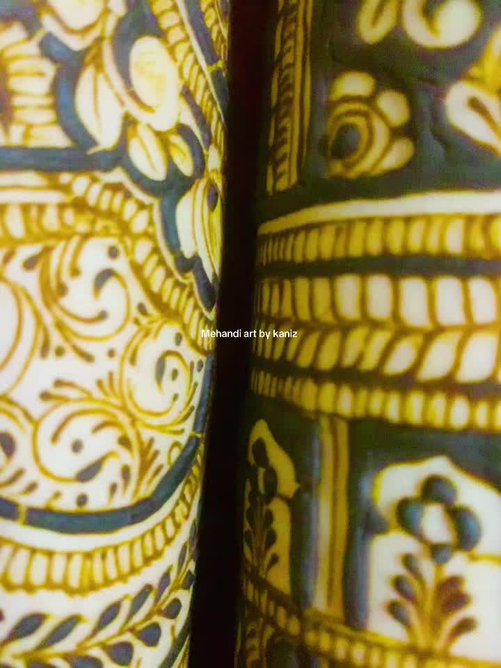 @Mehandi art by kaniz