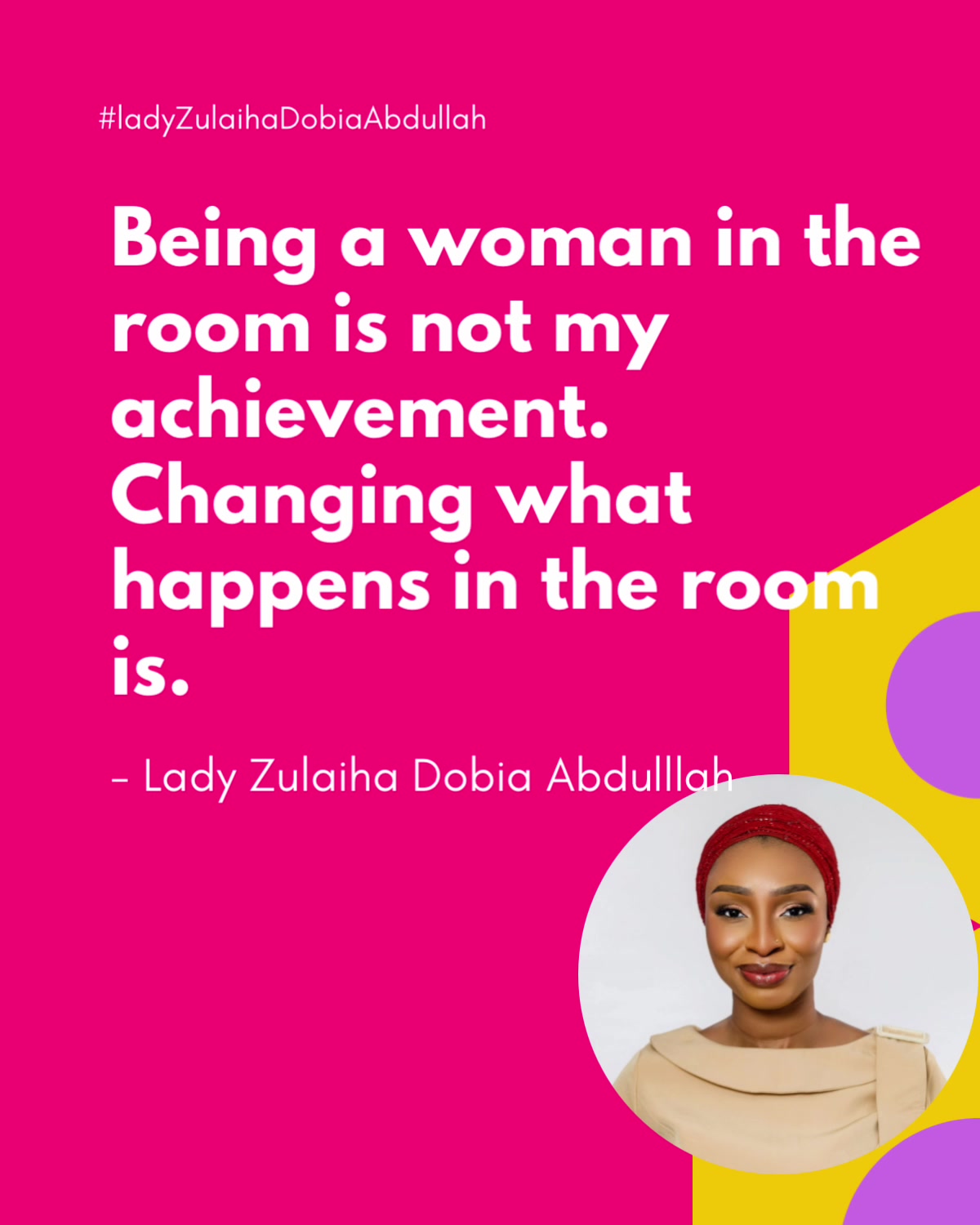 @Lady Zulaiha Dobia Abdullah