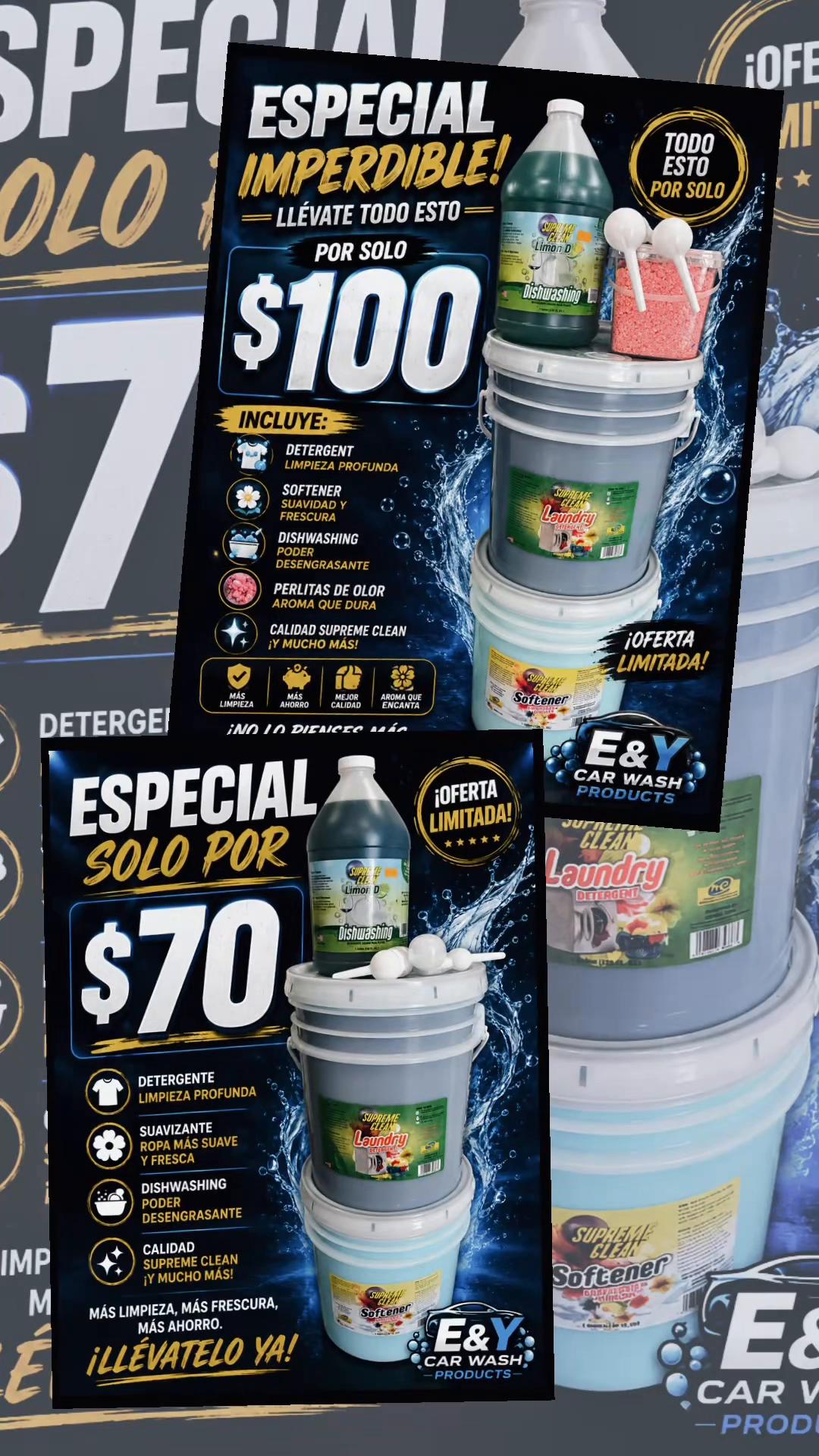 @Laundry detergent supplies