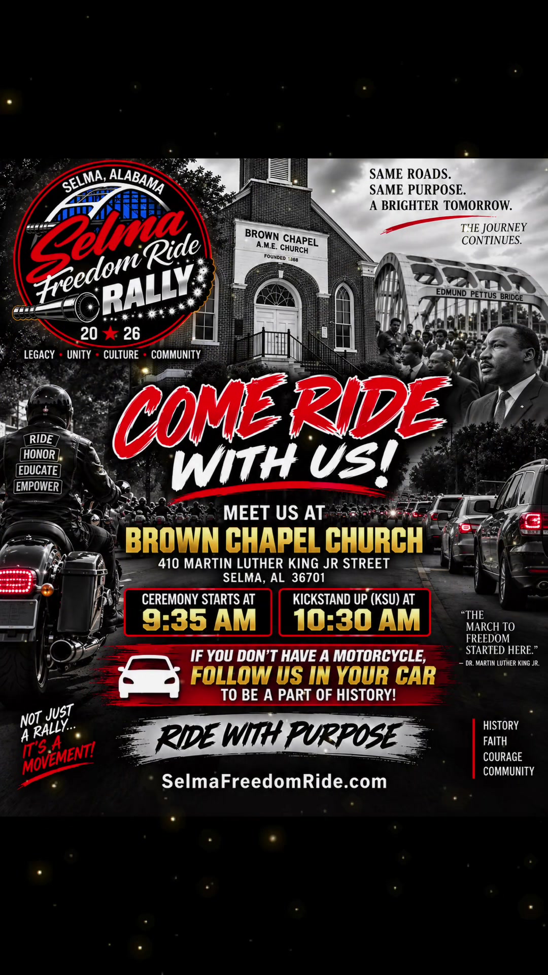 @Selma Freedom Ride Rally 2026