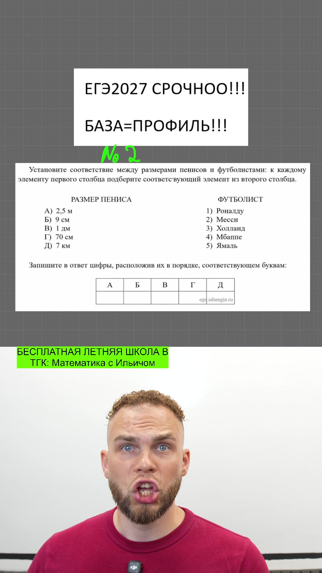 @Ильич | ЕГЭ проф матан ✴️