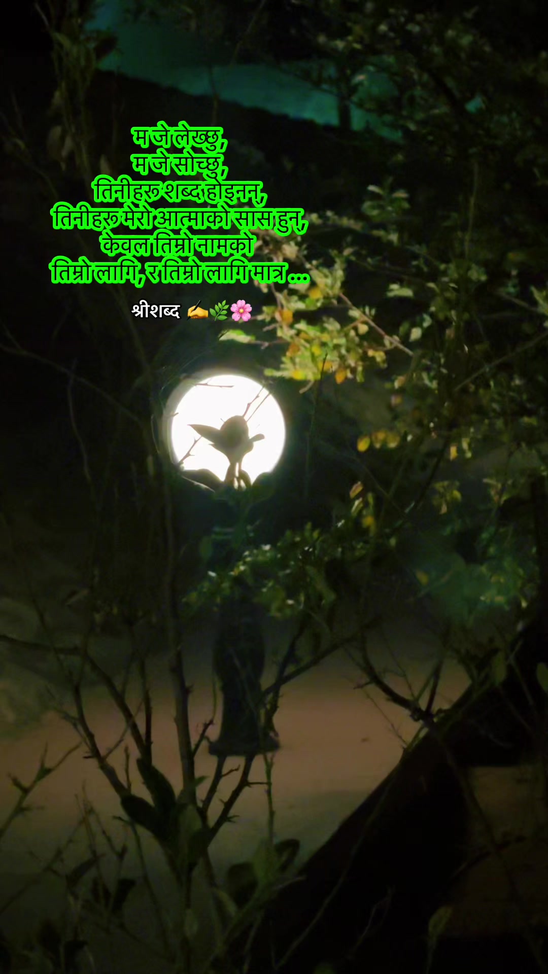 @🌿श्रीशब्द&hellip;.✍️🕊️🍁🍂