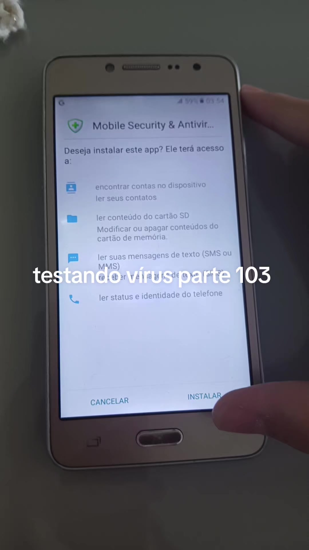 @testador de v&iacute;rus