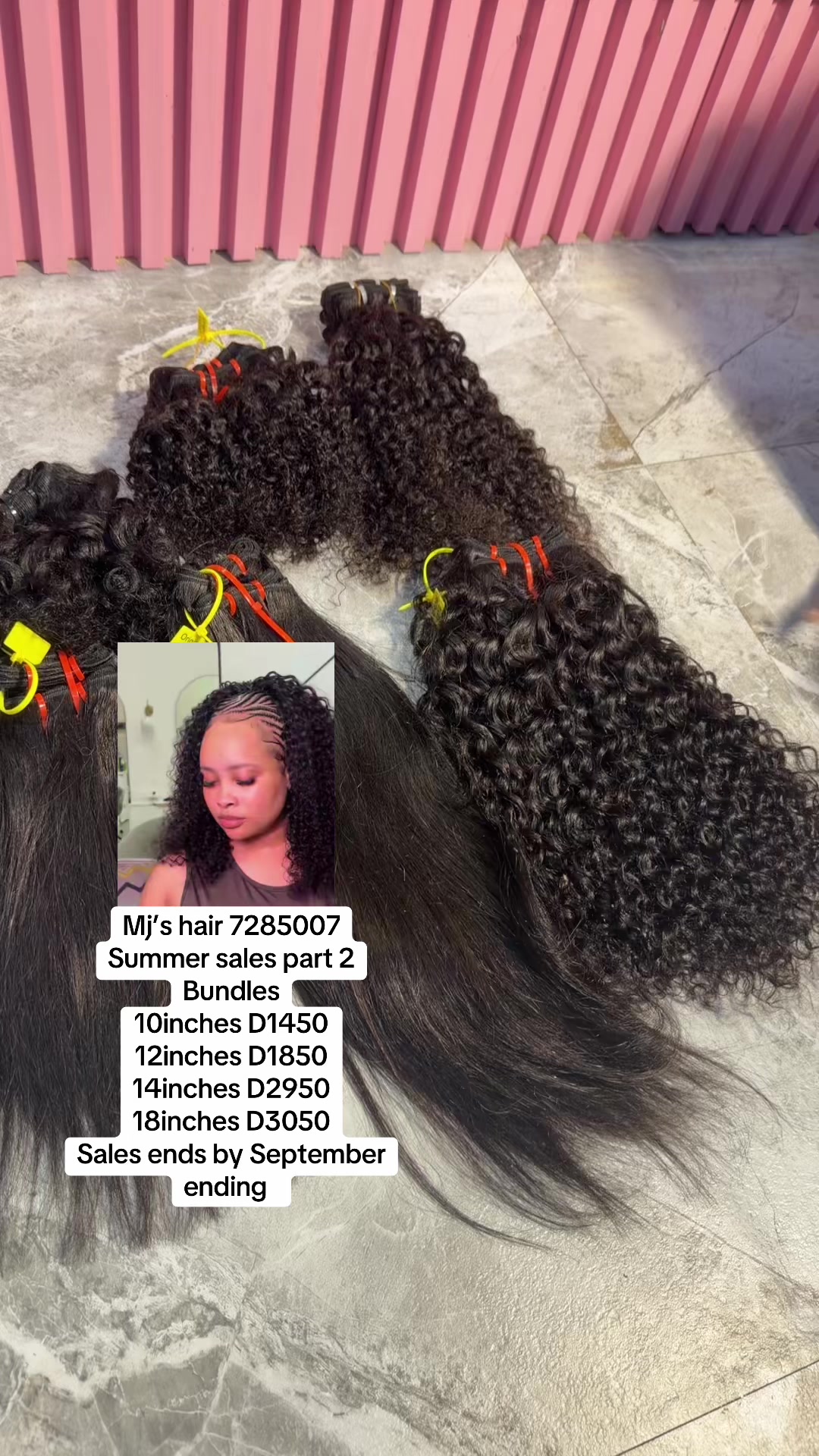 @Mj&rsquo;s hair