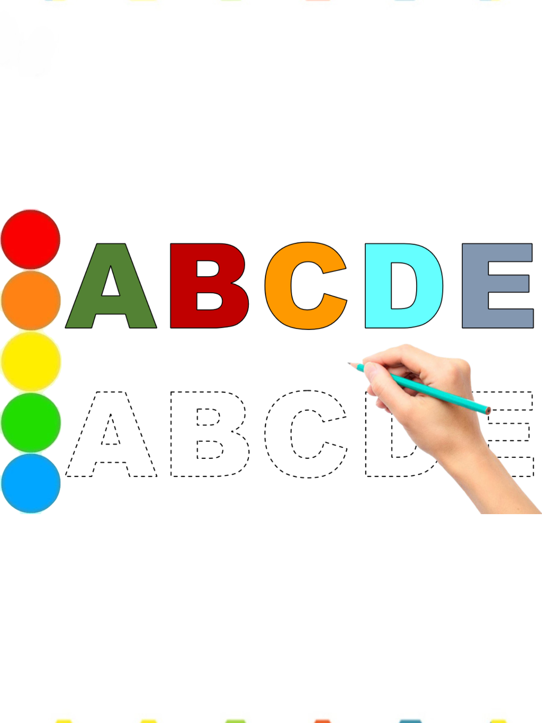 Learn to Draw ABCDE for Kids | ABCD | | Color TV (@wsm8866)