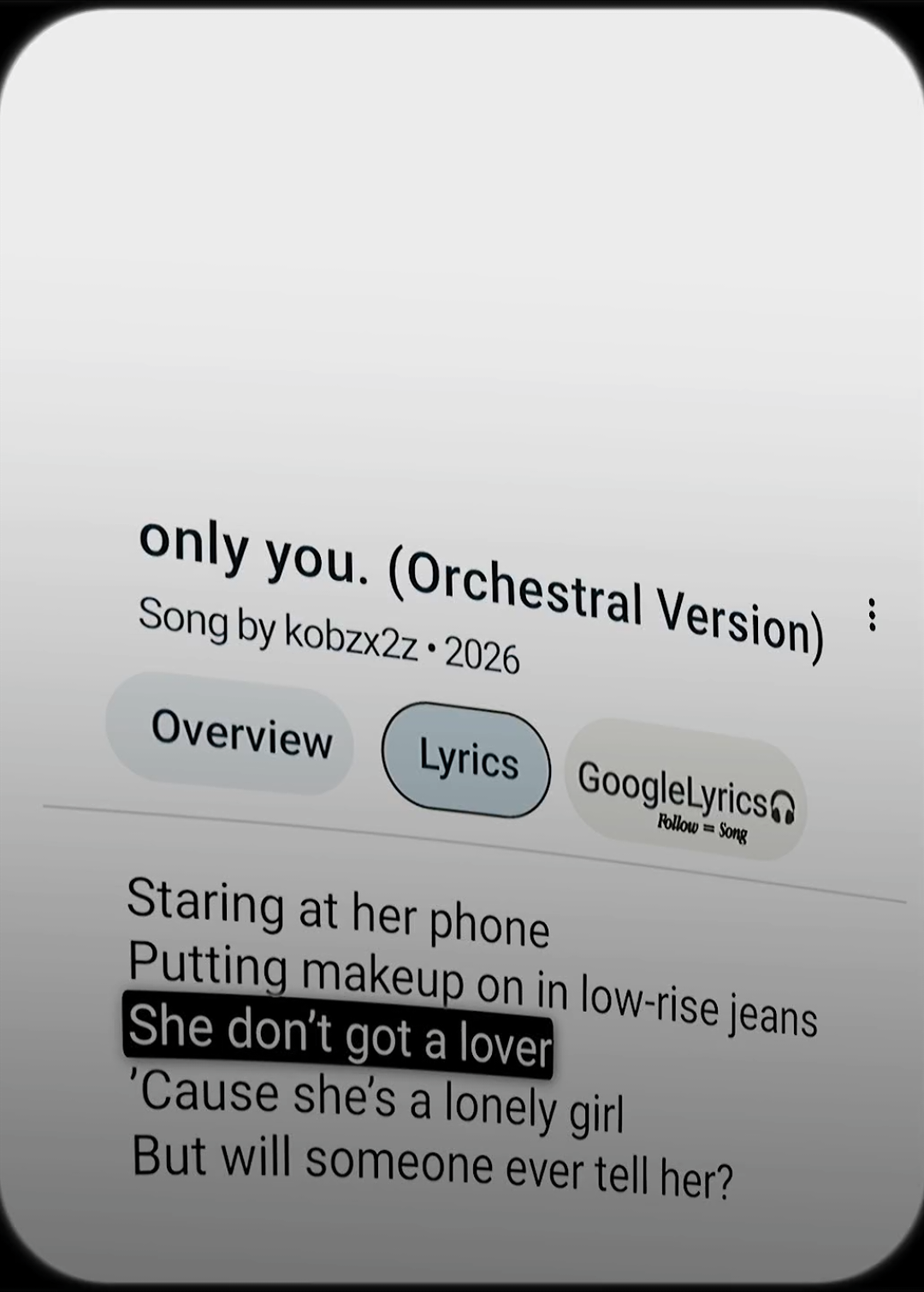 @𝐆𝐨𝐨𝐠𝐥𝐞𝐋𝐲𝐫𝐢𝐜𝐬🎧