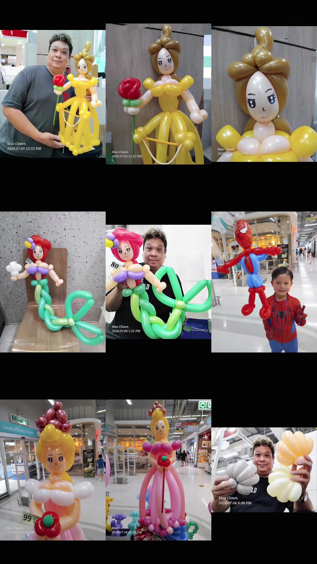 @Max Clown แชมป์บิดลูกโป่ง