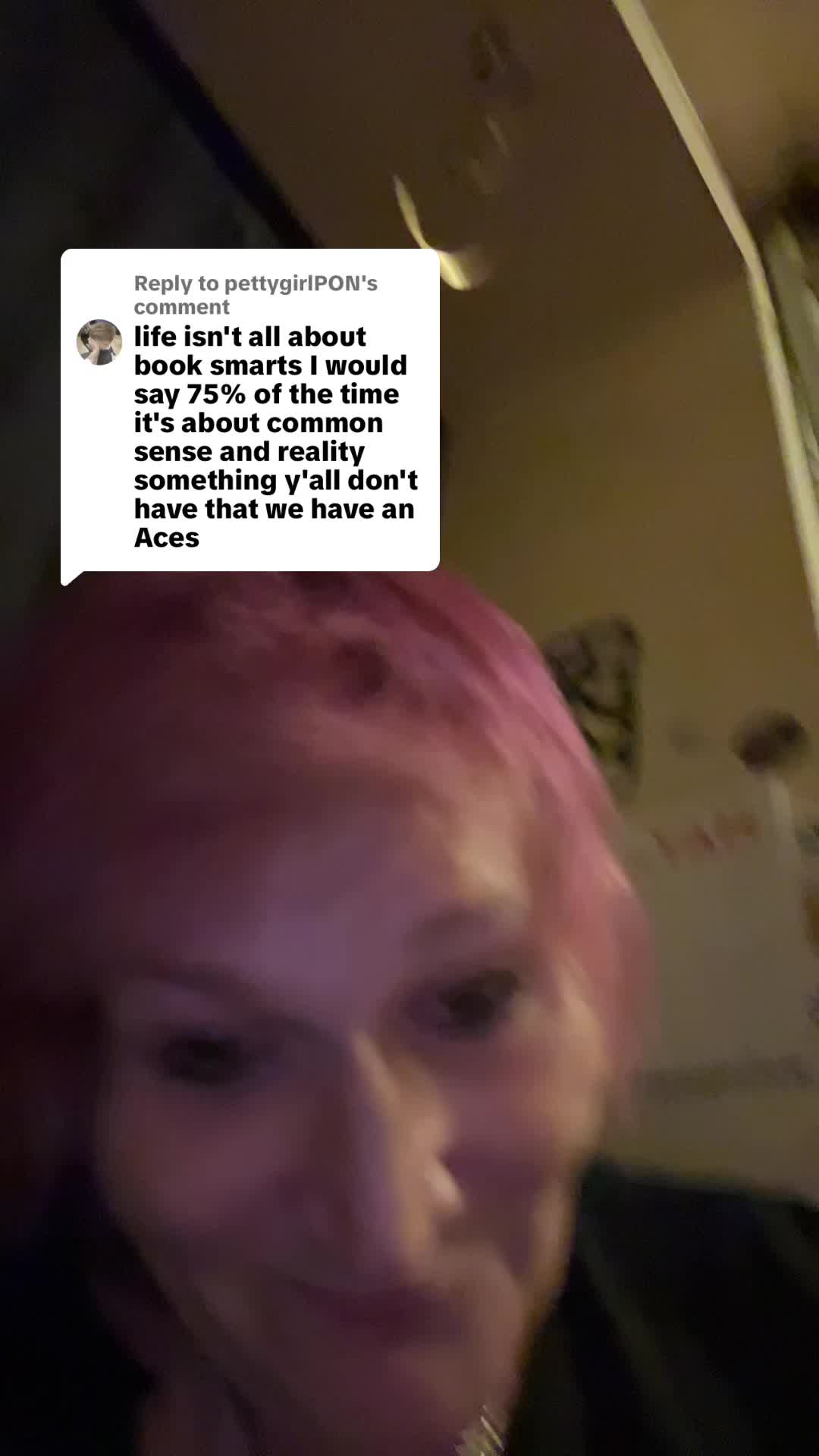 @Milky Kate who talks too much!