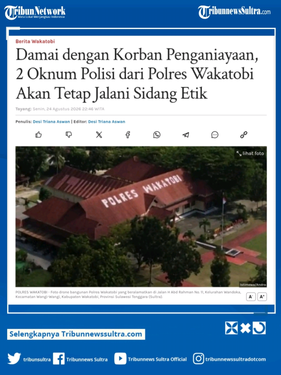 @Tribunnews Sultra Official