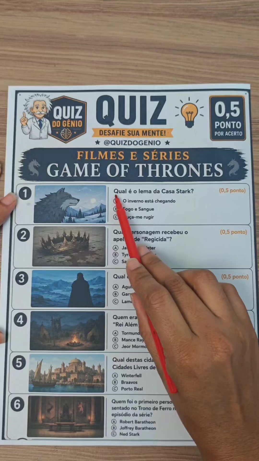 @Quiz do G&ecirc;nio