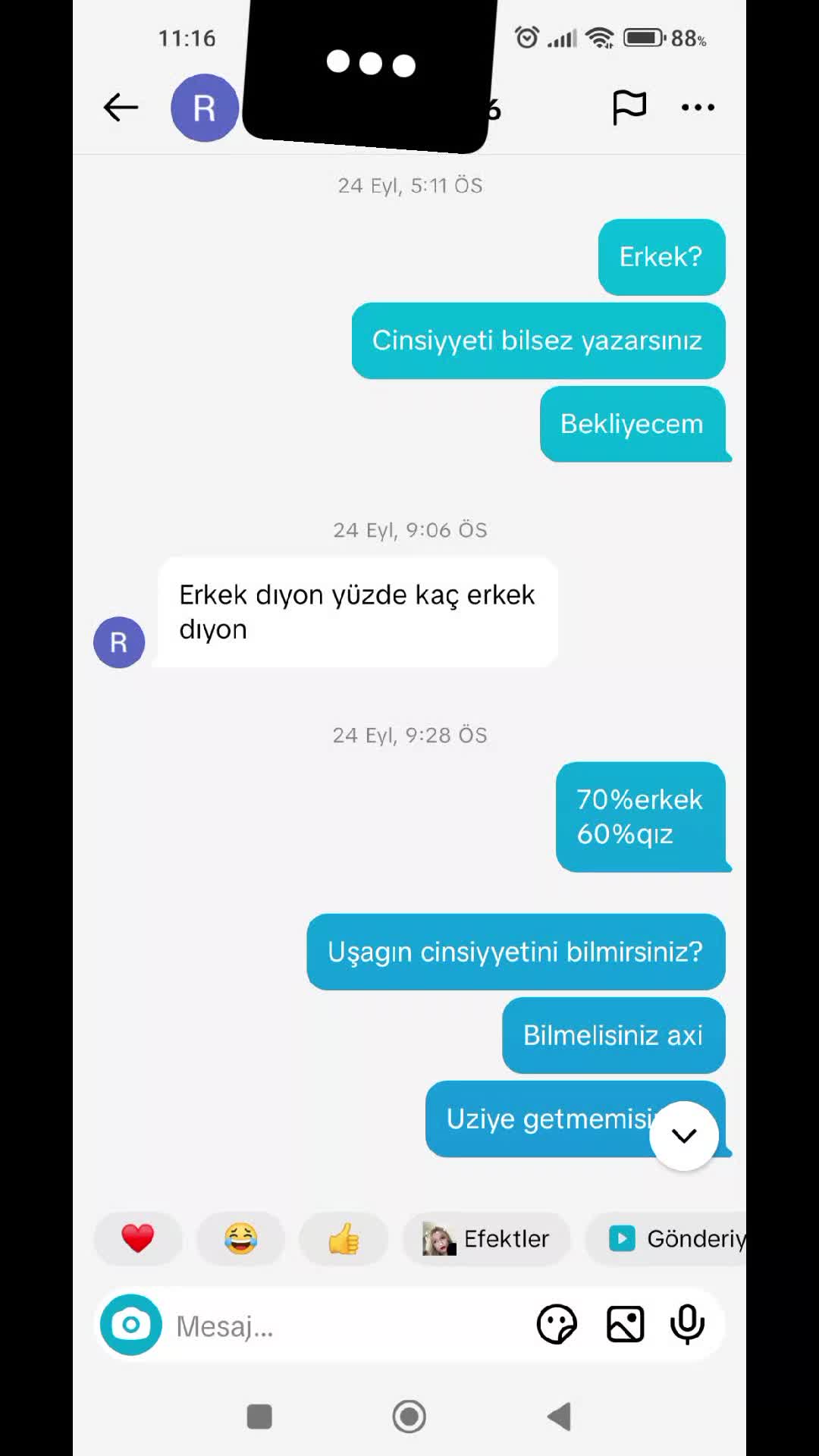 @cinsiyyət hesablama