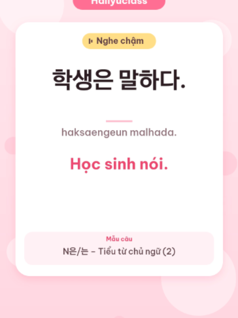 @Hallyuclass | Học tiếng Hàn